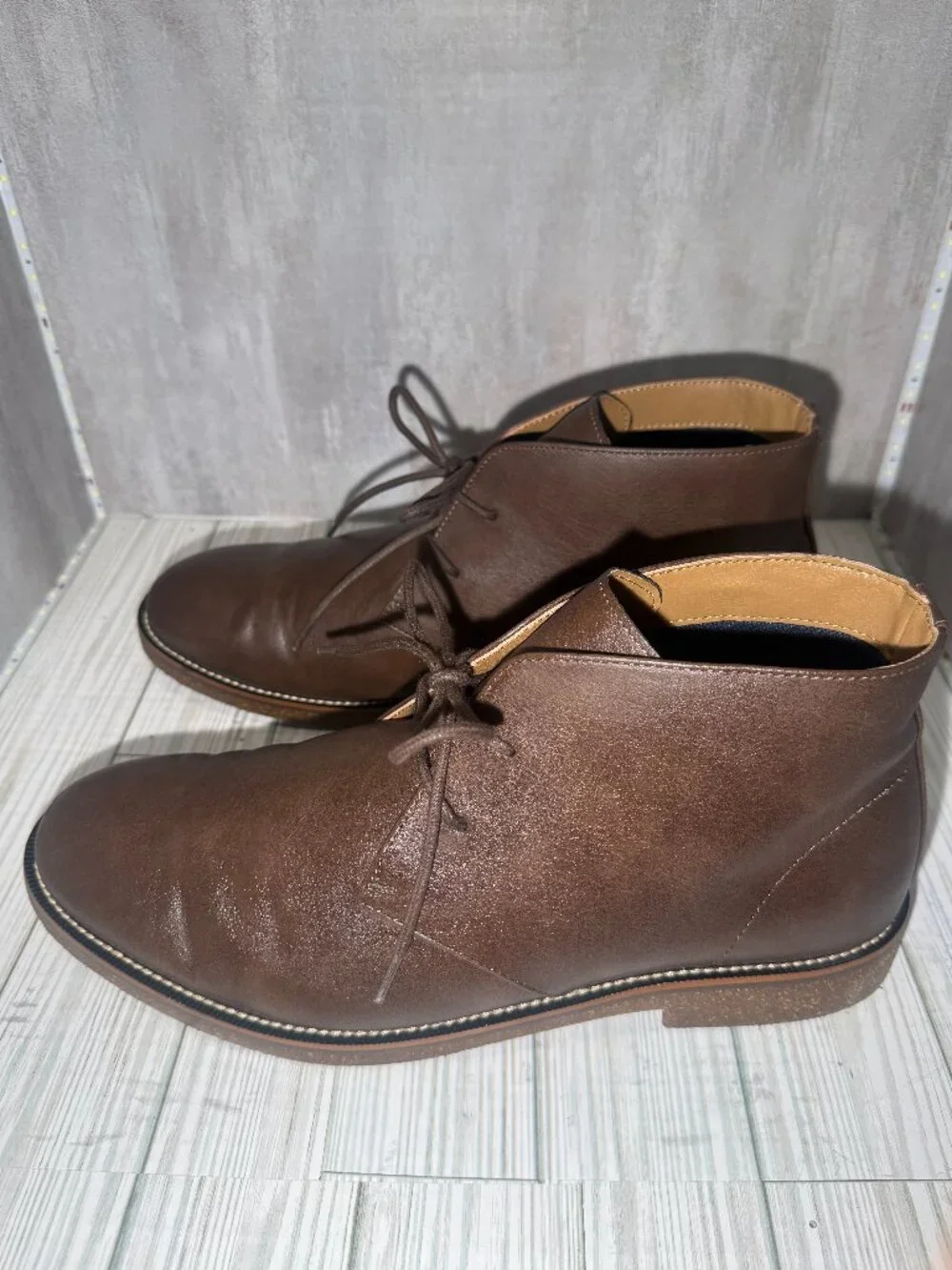 Dockers Men's Brown Chukka Boots Size 13M Supreme Comfort Casual Desert Lace Up